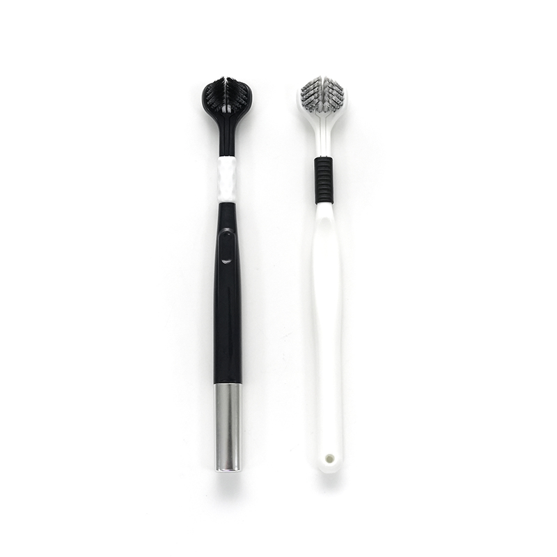 Tay cầm bằng nhựa PP 3D Đầu bàn chải siêu mềm PBT Xoắn ốc được mài sắc lông Phong cách Mỹ dành cho người lớn Bàn chải đánh răng làm sạch sâu